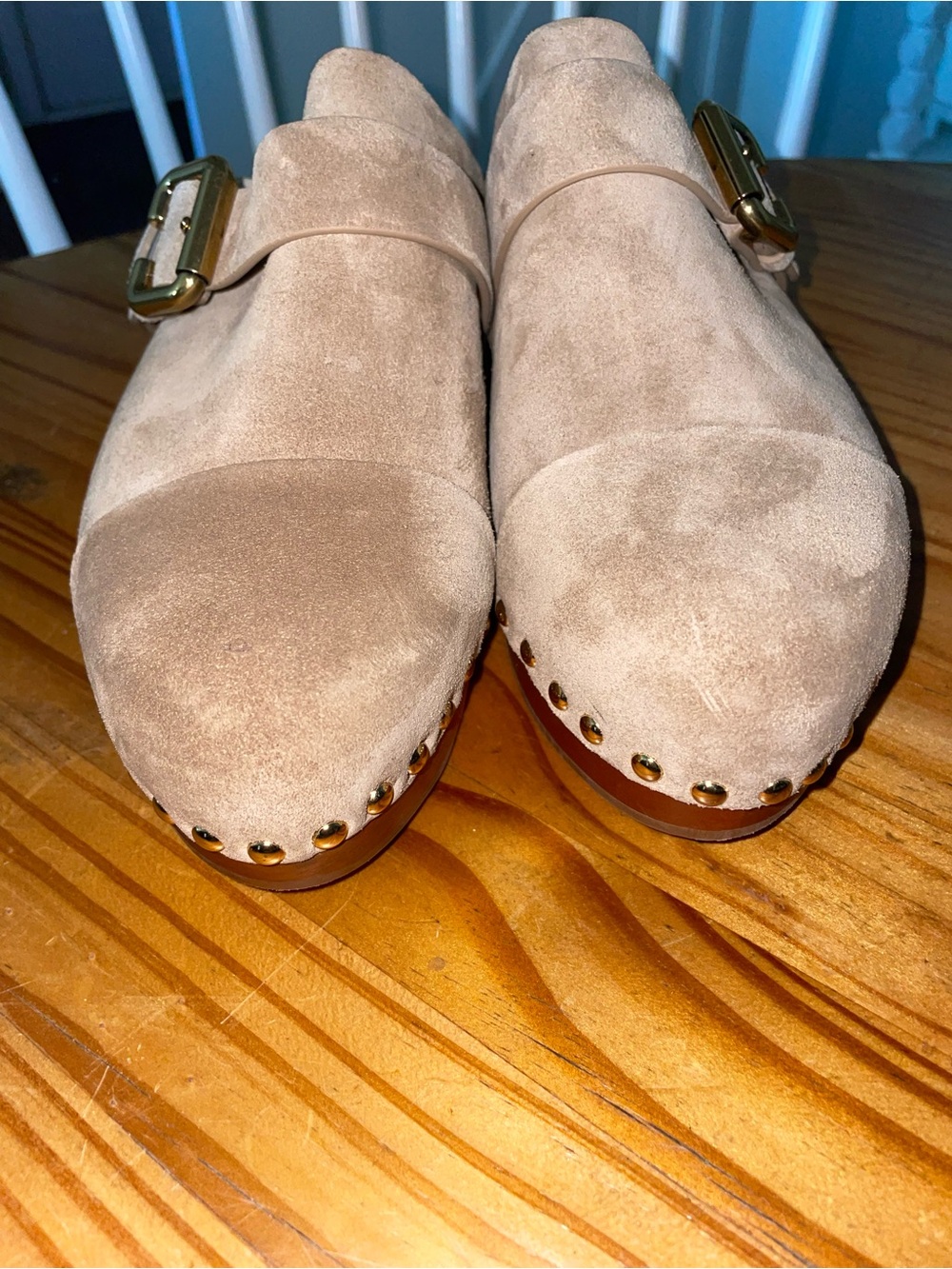 Chloé Women's Jeannette Clogs In Desert Sand Size 38/8 NWB $1,095 - Picture 6 of 10